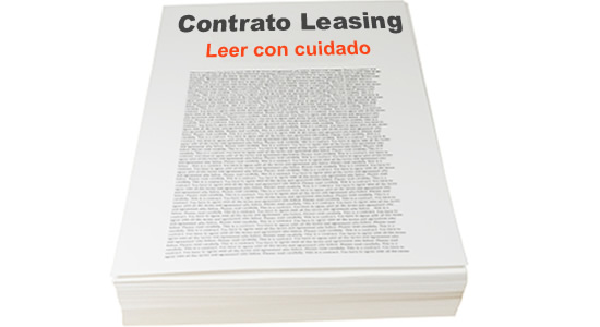 A partir de abril 27 de 2012 se pueden volver a firmar contratos de Leasing Operativo